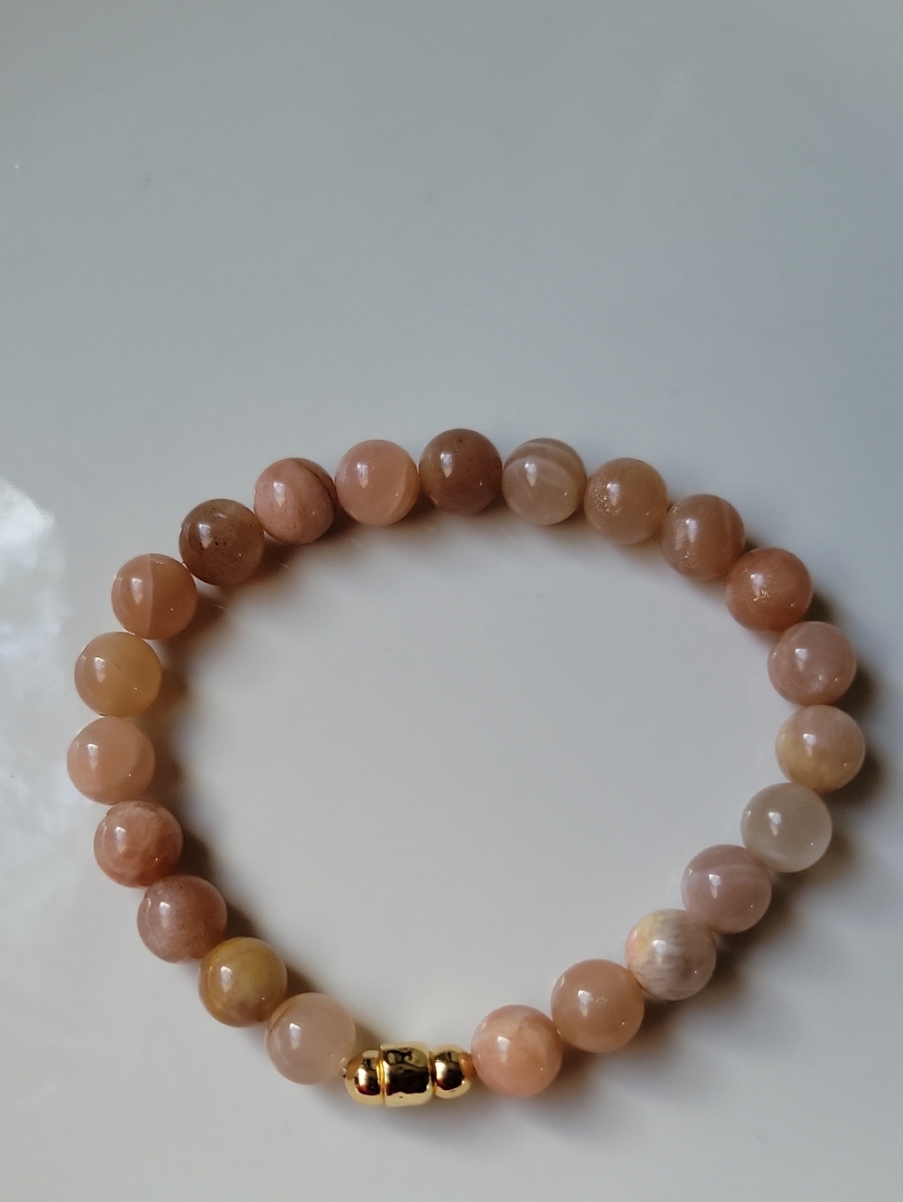 Sunstone 8mm Stretchy Bracelet